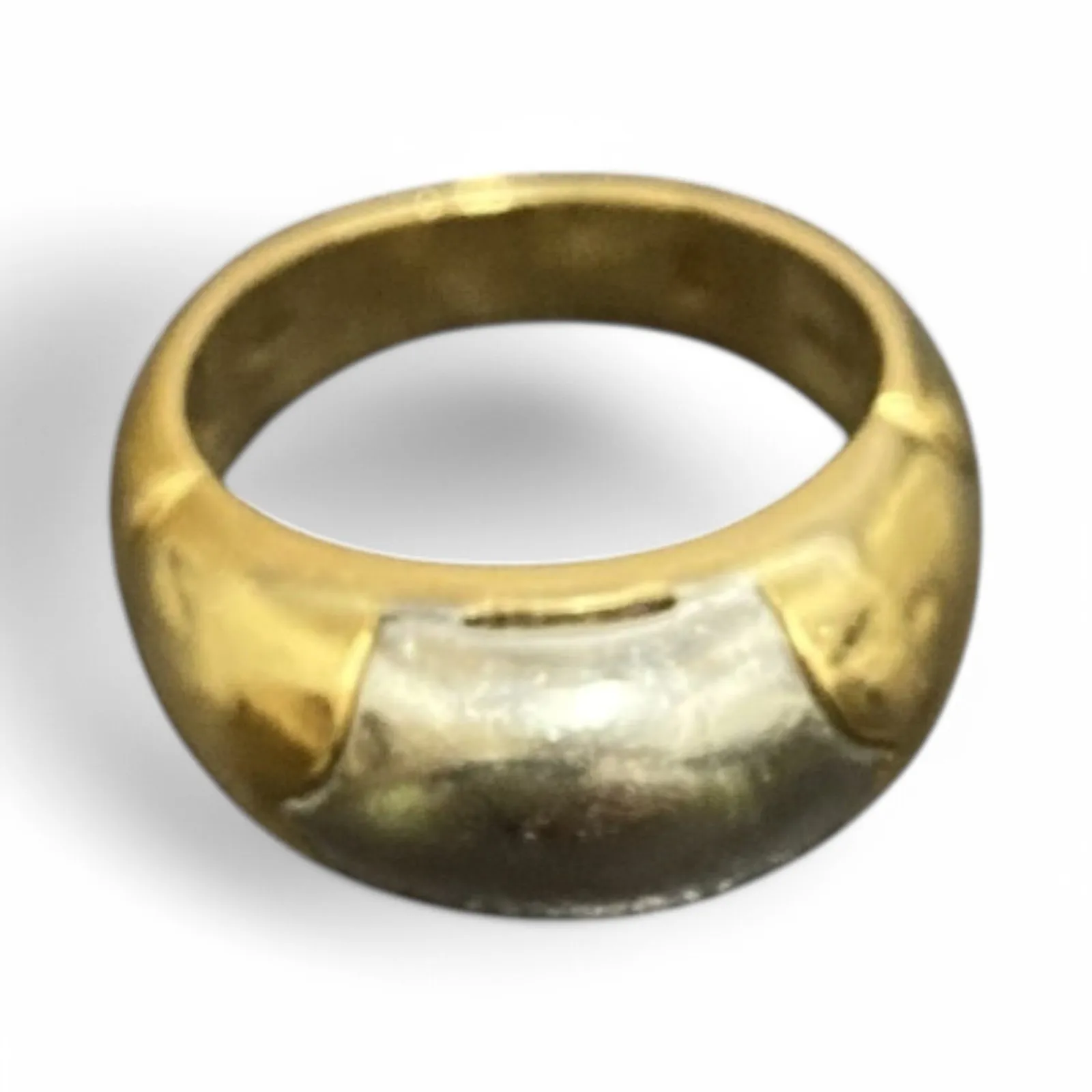 値下げ交渉可 ブルガリ K18YG/WG リング トロンケット 出品2週目 SELBY 値下げ新品仕上げ美品BVLGARI ブルガリトロンケットリングK18⁄YG⁄WG