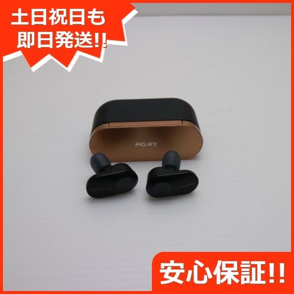 レビュー高評価の商品！ 美品 WF-1000XM3 ブラック ワイヤレスイヤホン SONY 土日祝発送 イヤホン