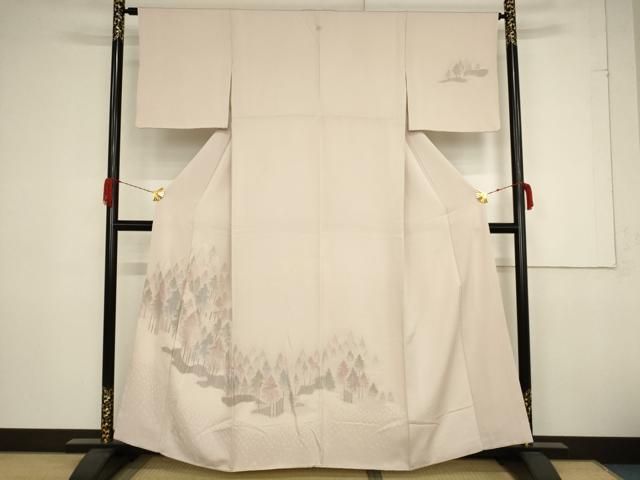 着物屋こころ■訪問着　総刺繍　辻が花　鬼しぼ縮緬　極上の逸品　ａ5169 平和屋着物□訪問着 中国三大刺繍 汕頭刺繍 スワトウ刺繍 雪輪花