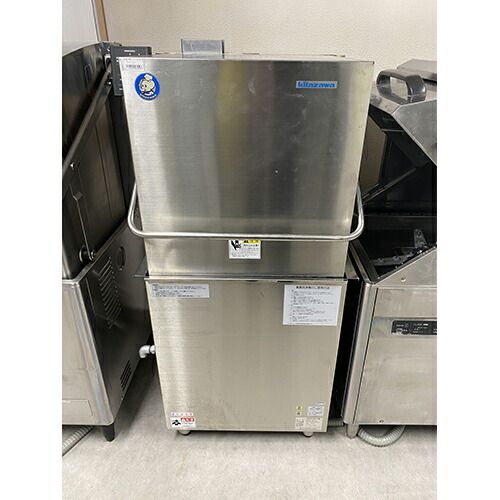 業界最長1年保証 食器洗浄機 ドアタイプ 北沢産業 KDW-62 幅670×奥行600×高さ1350 三相200V 都市ガス 業務用
