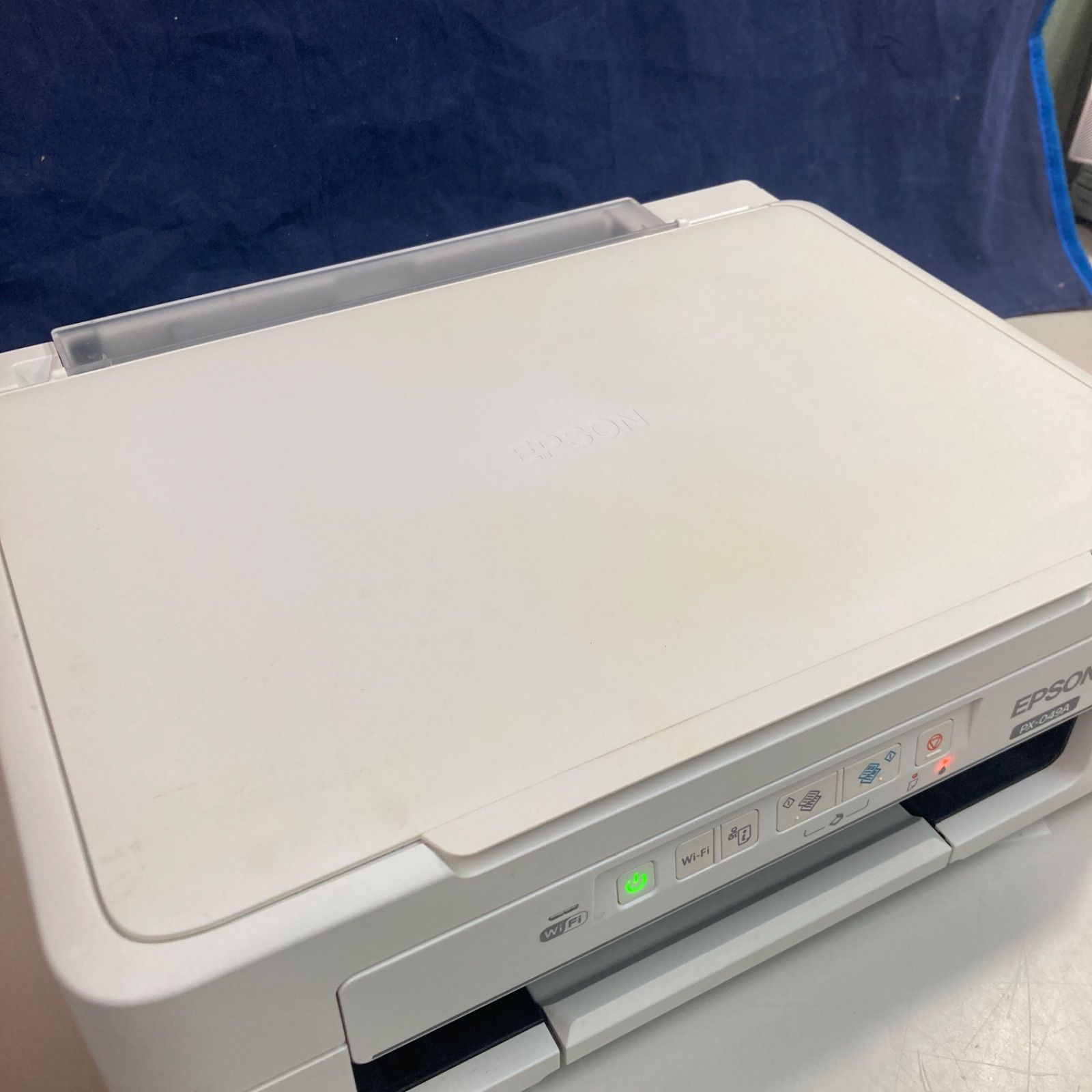 メンテナンス前提 EPSON PX-049A エプソン カラリオ インクジェットプリンター ホワイト - メルカリ