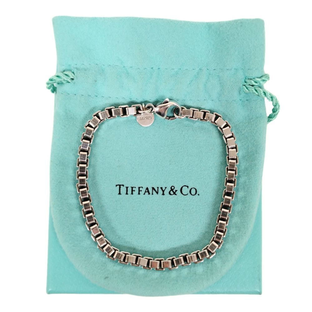 c682 美品　ティファニー　ベネチアン　ブレスレット　シルバー　925 TIFFANY&CO. ティファニー ベネチアン ブレスレット シルバー925