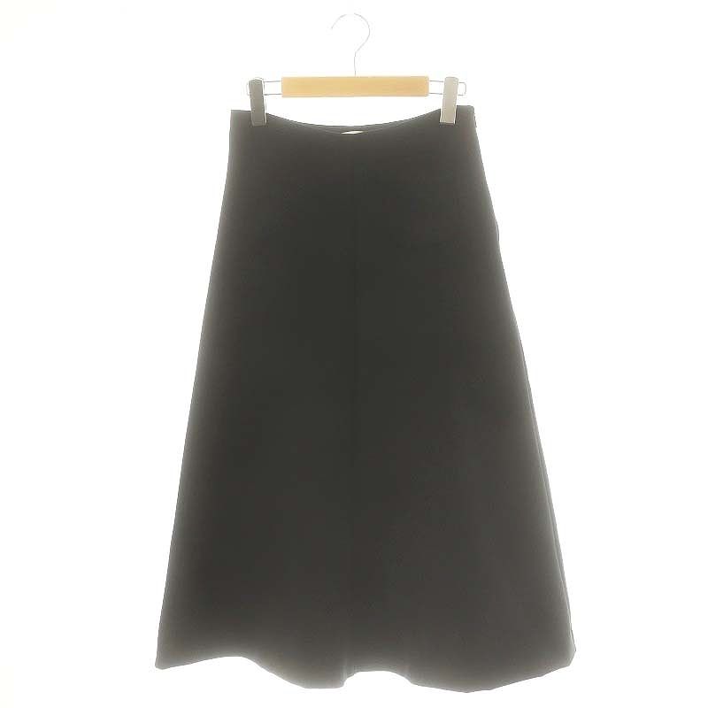 ザロウ THE ROW フレアスキューバ スカート ロング XS ブラック /DF  