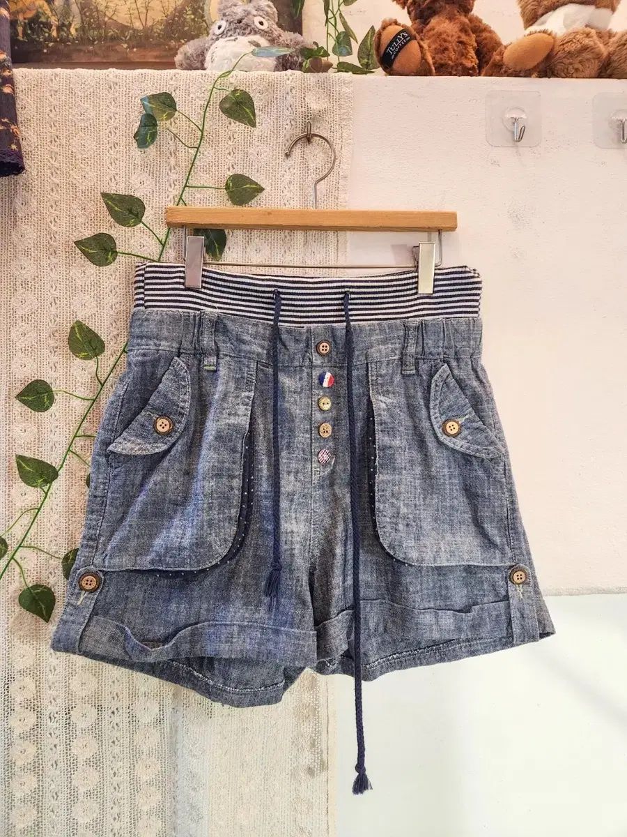 日本 ヴィンテージ 半ズボン 森ガール ドット ヴィンテージ モリガールパンツ ズボン
