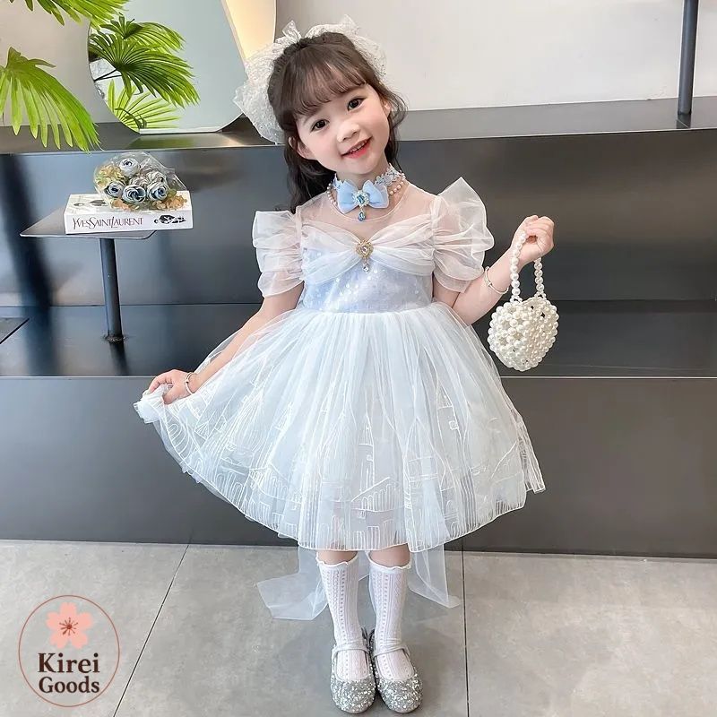 ✨新品同様希少Ｌ❣✨セレブ〜女優襟✨フンワリカワイイ〜プリンセスドレス型ダウン✨ 女の子用 ロリータ風 プリンセスドレス 夏 新作 フワフワ