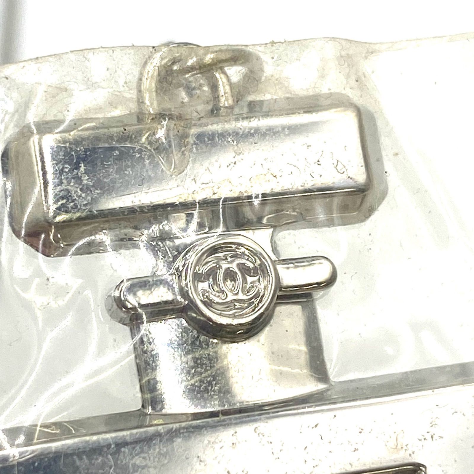 CHANEL シャネル ノベルティ ネックレス チョーカー シルバー 香水 