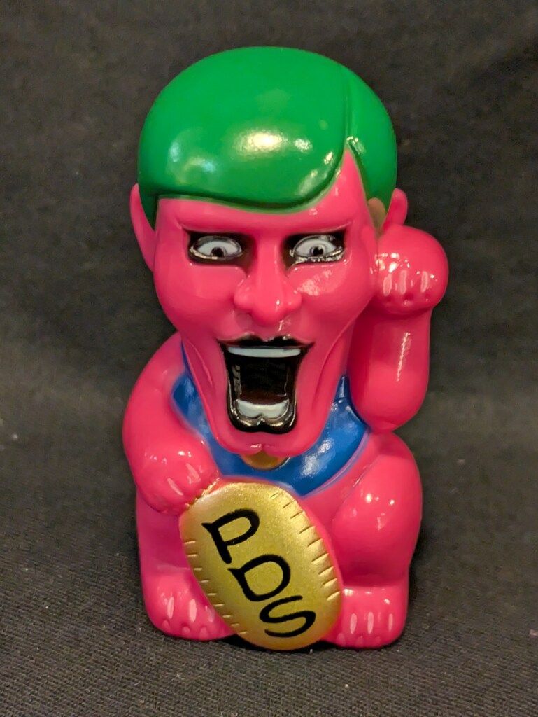 PUNKDRUNKERS あいつフォーチュン ピンク成型/頭緑/首青/金小判