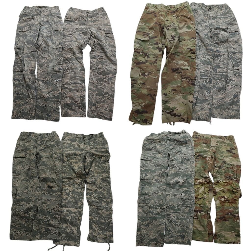 古着卸 まとめ売り 米軍実物 フィールドパンツ カモ柄MIX