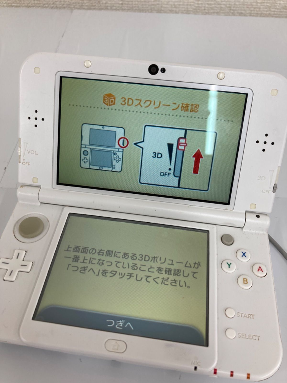 任天堂 Nintendo 3DS 本体 ホワイト 初期化済み CTR-001【10 ホワイト 