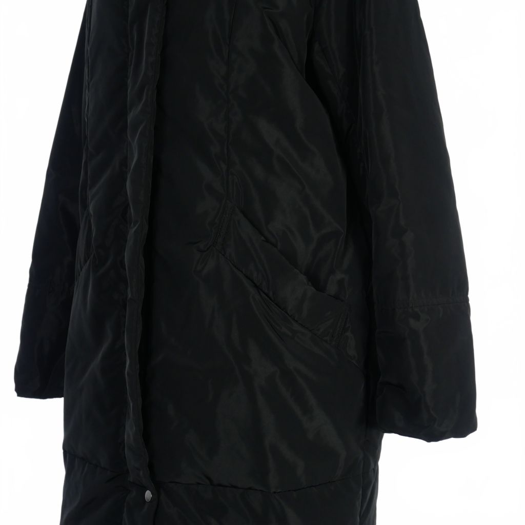 半額多数！ ケイコキシ KEIKO KISHI by nosh ナイロン ダウンコート ジャケット フリーサイズ ブラック 黒 247-8137 【新作】