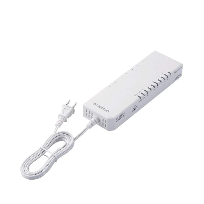 エレコム 法人向けレイヤー2スイッチ|タップ型HUB|Giga対応|8ポート