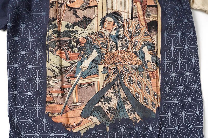 SUN SURF サンサーフ 半袖 アロハシャツ 日本の意匠 SUN SURF×歌川国長