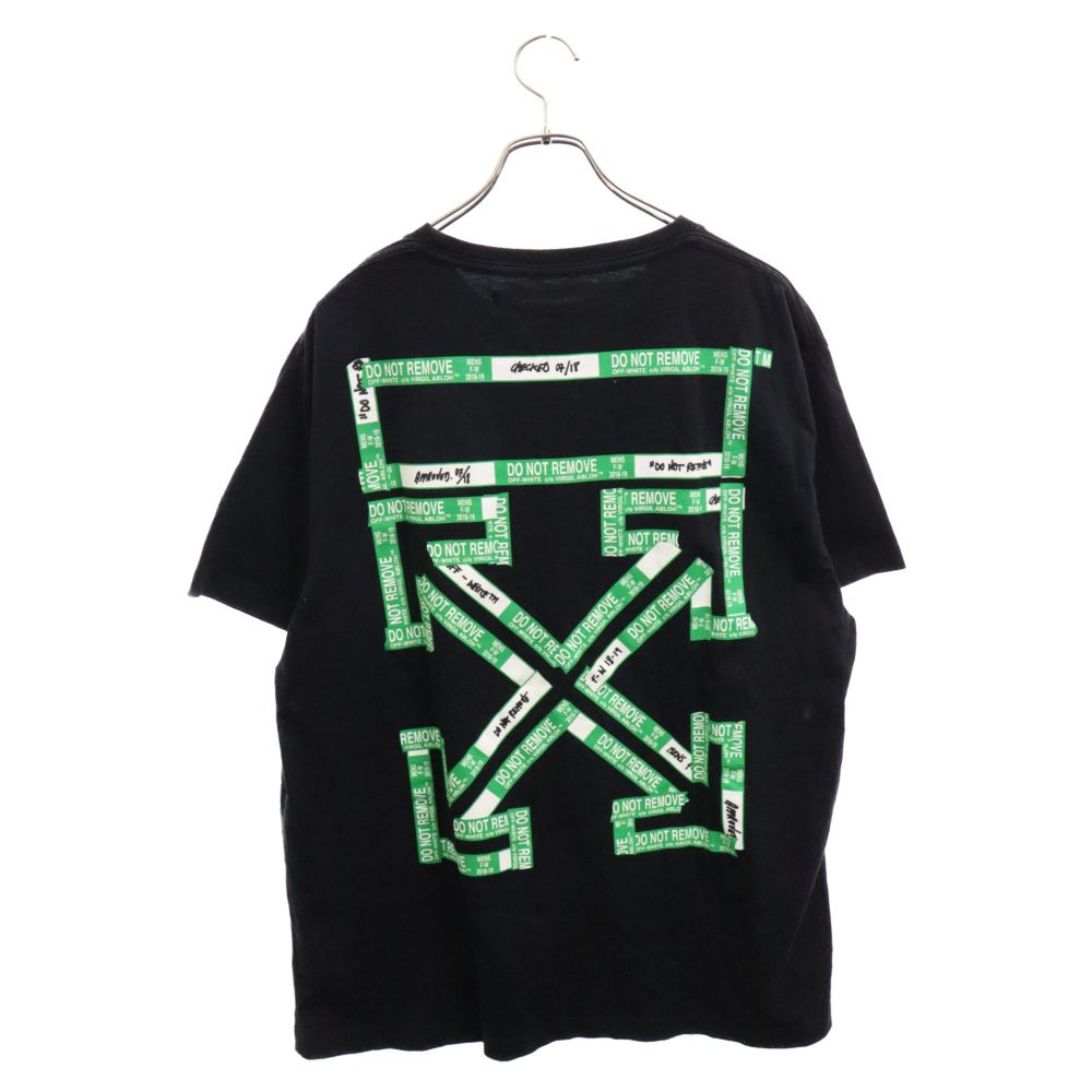 OFF-WHITE (オフホワイト) 3D Diagonal T-Shirt 3D ダイアゴナル Tシャツ OMAA038E18185024 ブラック  - メルカリ