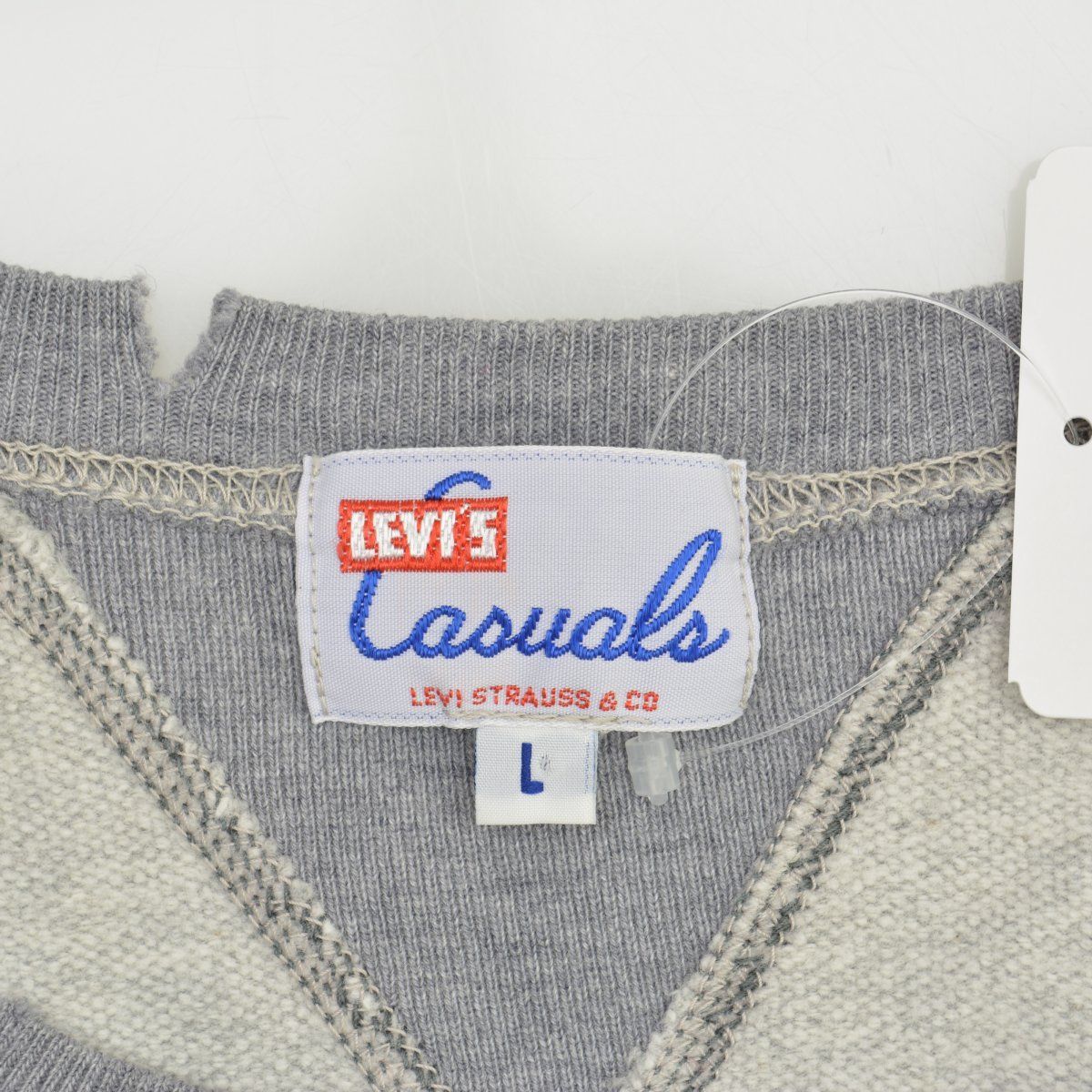 L【LVC LEVIS VINTAGE CLOTHING / リーバイスヴィンテージクロージング】90s イタリア製 両V長袖スウェット