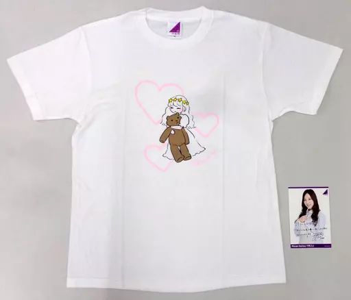 中古】衣類 星野みなみ 生誕記念Tシャツ(ポストカード付) ホワイト L