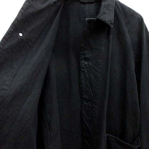 COMOLI デニムワークジャケット (U03-01013) [ブラック] 美品 COMOLI コモリ デニムワークジャケット U03-01013