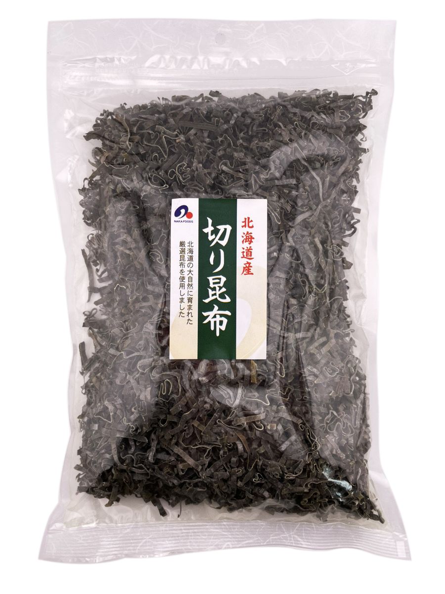 8袋セット 切り昆布 350g 名嘉食品 刻んだ国産昆布 北海道産 くーぶいりちーに最適 細切り きざみ昆布