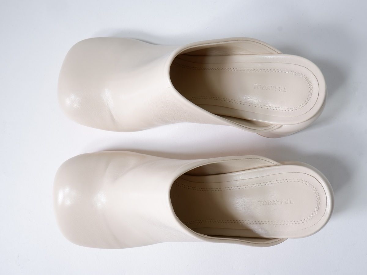 TODAYFULトゥデイフル Chunky Heel Sabotチャンキーヒール サボ