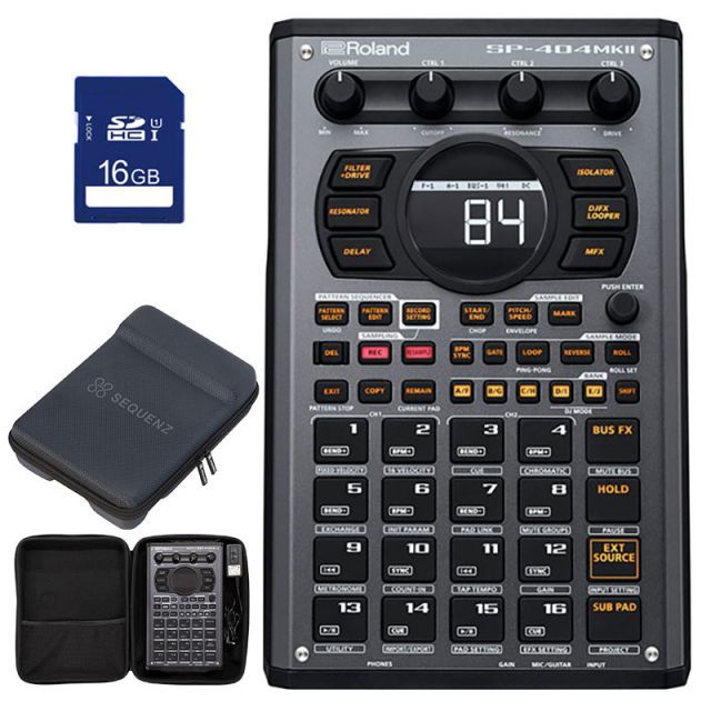 Roland ローランド サンプラー SP-404MK2 SDカード 16GB キャリングケース CC-KSP セット
