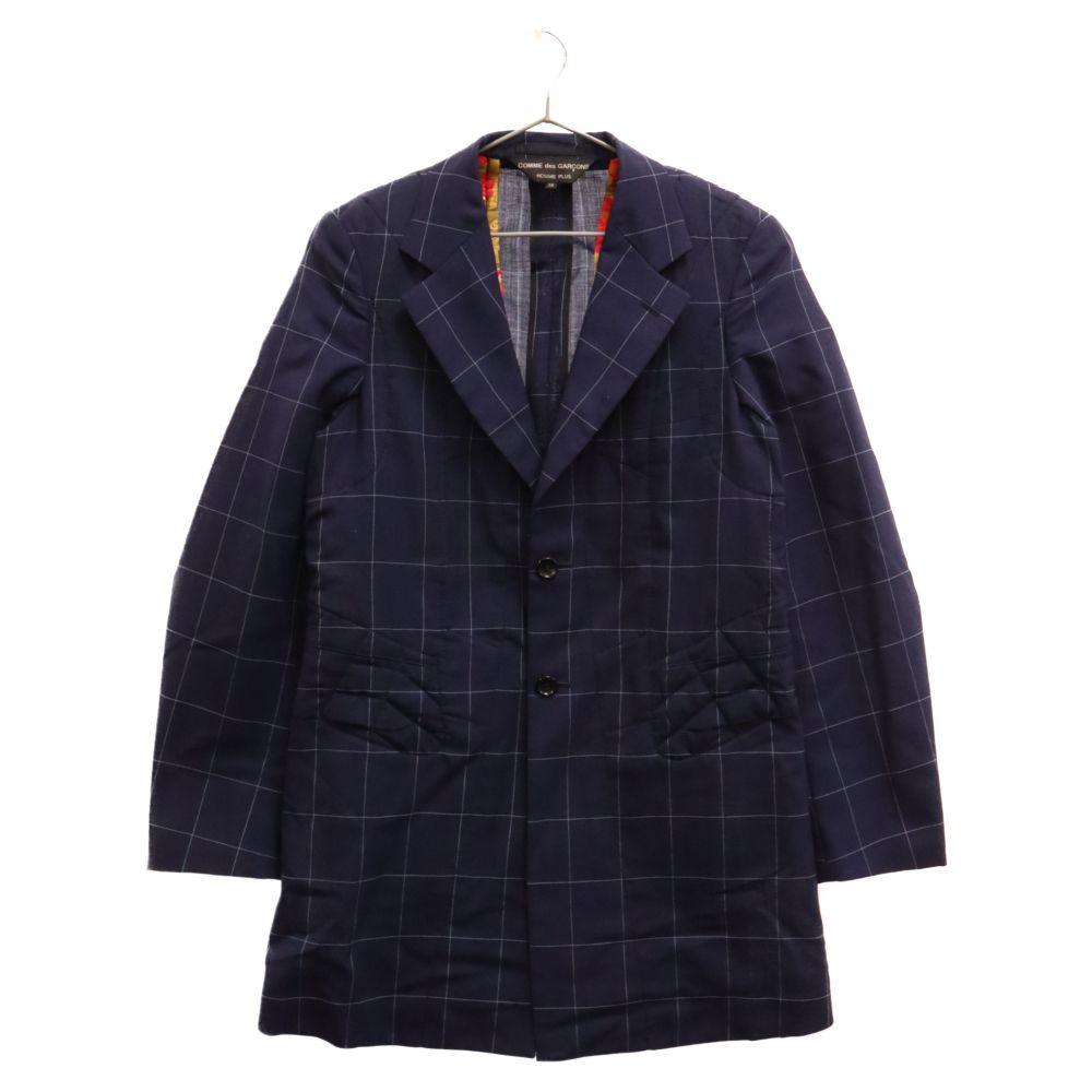 COMME des GARCONS HOMME PLUS (コムデギャルソンオムプリュス) 18SS DISCO 裏地デザイン テーラードジャケット ネイビー PA-J011