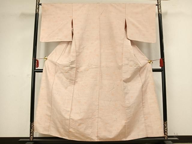 平和屋着物▽上質な紬 単衣