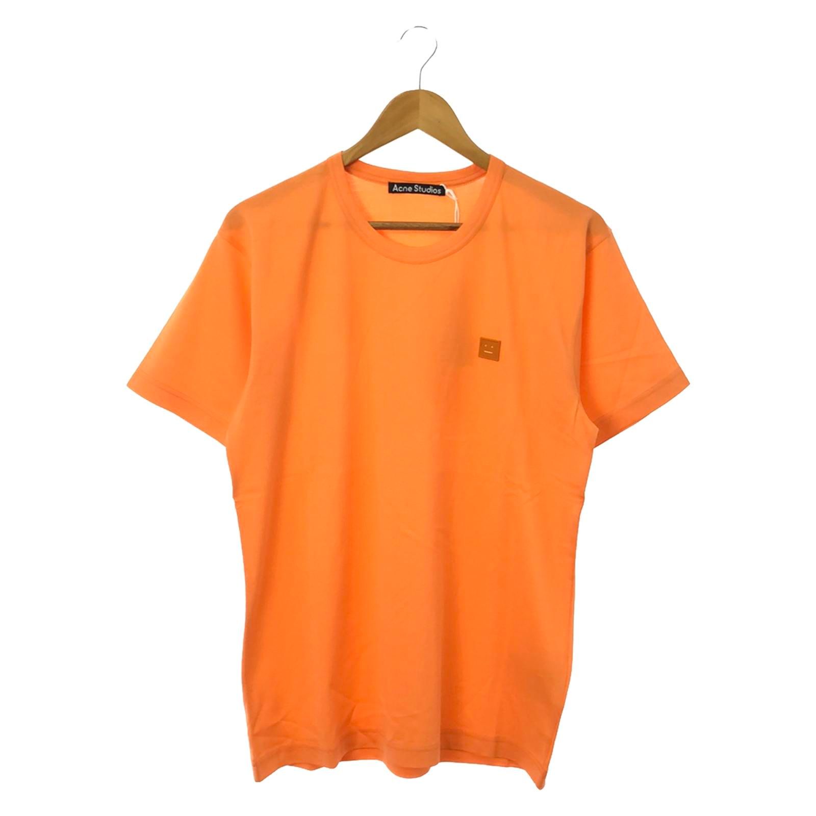 アクネ ACNE 半袖シャツ CL0205AC1S オレンジ コットン Tシャツ メンズ