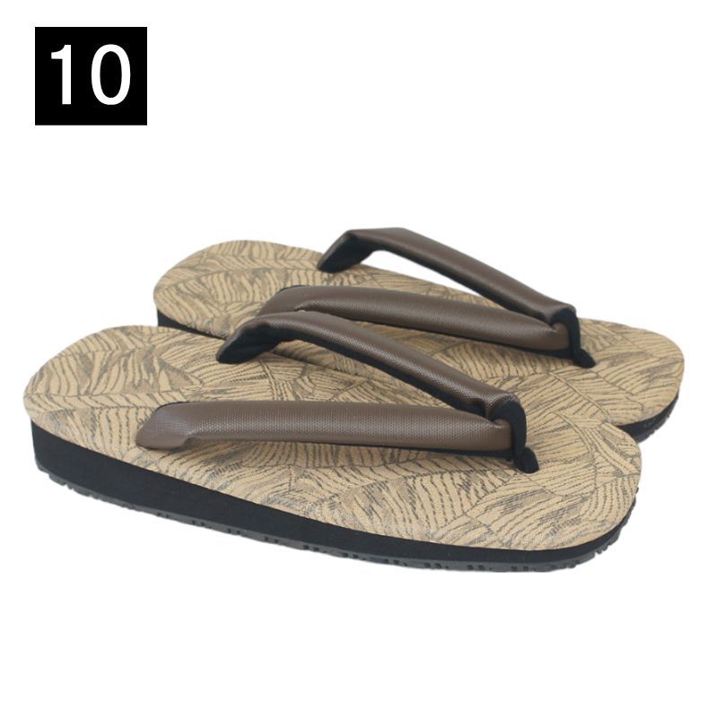 雪駄 メンズ 男性 ゴム底 鼻緒 藍 紺 花柄 祭り やわらかい ソフト 信貴 下駄 タイヤ ジュート 父の日 ギフト 普段使い 実用的 msstbskp 10 フリー（25.0～27.0cm）