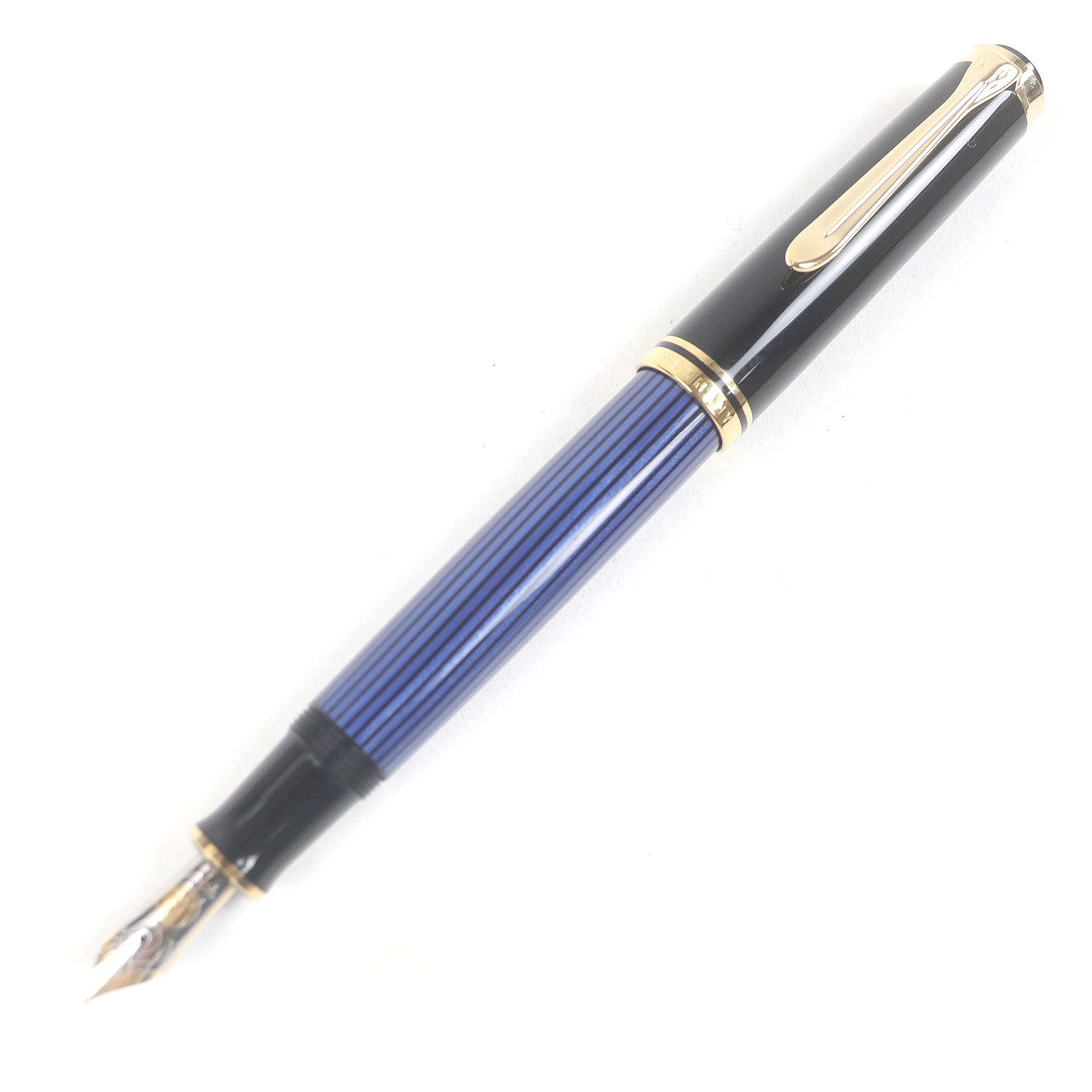 □PERIKAN ペリカン M600 スーベレーン ペン先14K Mニブ キャップ式 万年筆 ブラック ブルー ゴールド ドイツ製 メンズ