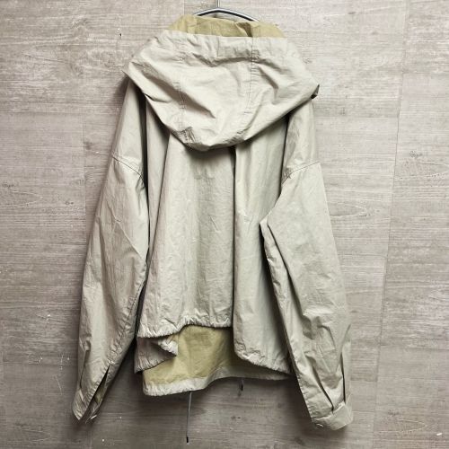 Maison Margiela メゾンマルジェラ 23SS Coated cotton Hoodedd Jacket アノラックパーカー ベージュ S50AM0597【中目黒B06】