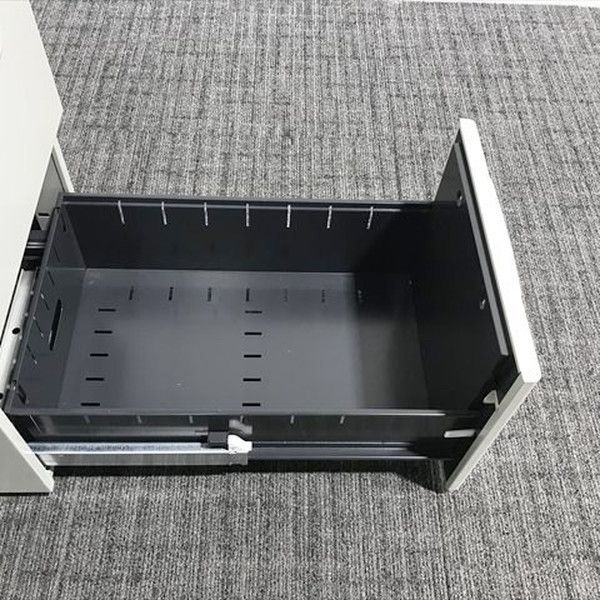 片袖デスク 3段袖 LA オフィスデスク W1000 プラス エルグレー MARWIL-DEMENAGEMENTS_CH