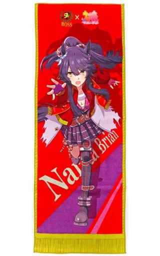 中古】タオル・手ぬぐい ナリタブライアン 優勝レイ風フェイス