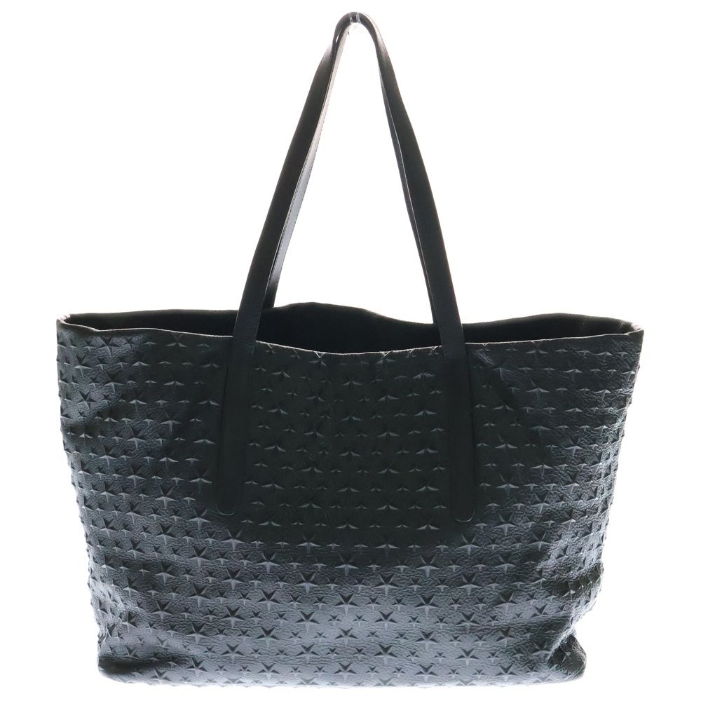 JIMMY CHOO ピムリコ スター エンボス トートバッグ 大容量 ブラック ジミーチュウ ピムリコ スター エンボス トートバッグ ネイビー