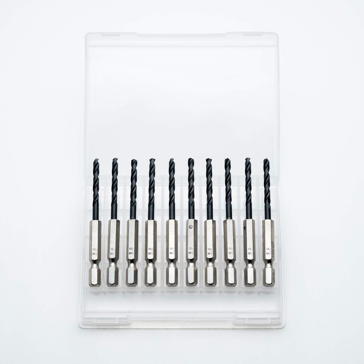 Size:3.8mm 鉄工ドリル ステンレス用 六角軸ドリル 3.8mm 10本組 ステンレス 鉄 アルミ 木材用 鉄工キリ コバルトドリル M35 T-BCK3.8/10