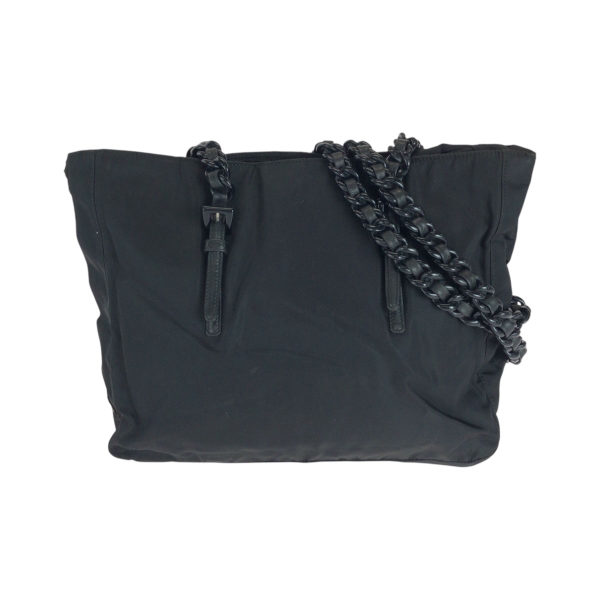 PRADA プラダ ヴィンテージ テスート 三角ロゴプレート プラチェーン  