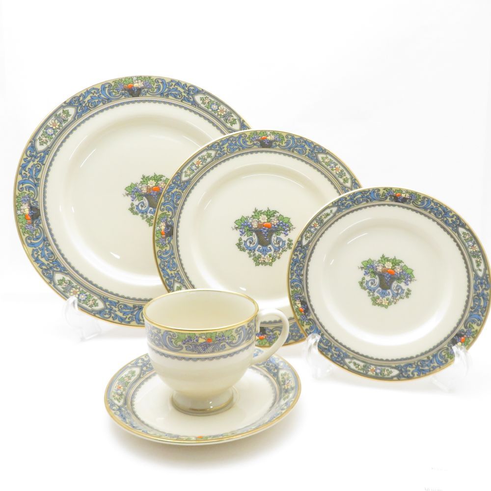 LENOX レノックス オータム カップ＆ソーサー プレート 16㎝ 21㎝ 26㎝ 4点 プレートセット ST468G1