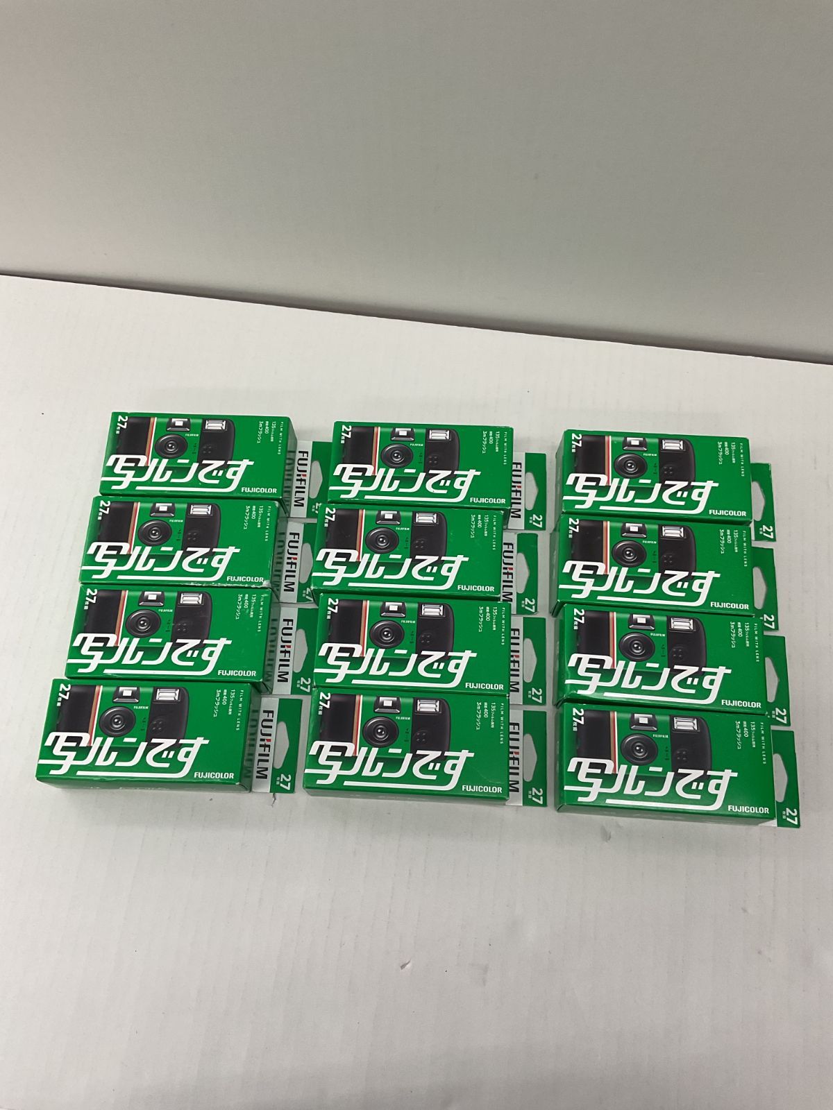 104 06 Y1032 家電 写ルンです FUJIFILM 12個セット 富士フィルム 27枚撮 未開封品 ♥に近い 9|18