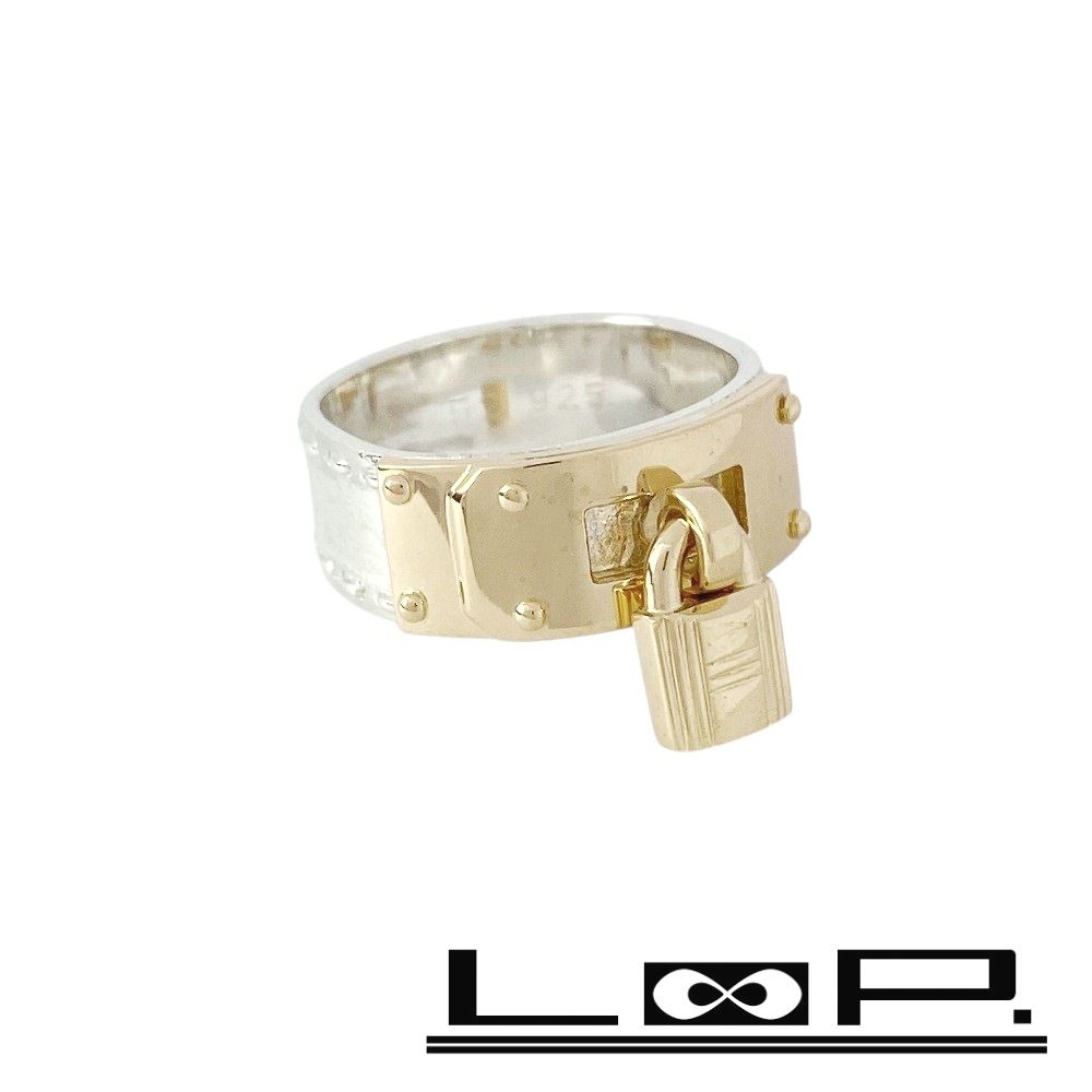 □新同□磨き済み□ エルメス ケリー リング 指輪 アクセサリー  