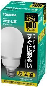中古】 東芝 ネオボールZ 電球形蛍光ランプ 電球100ワットタイプ