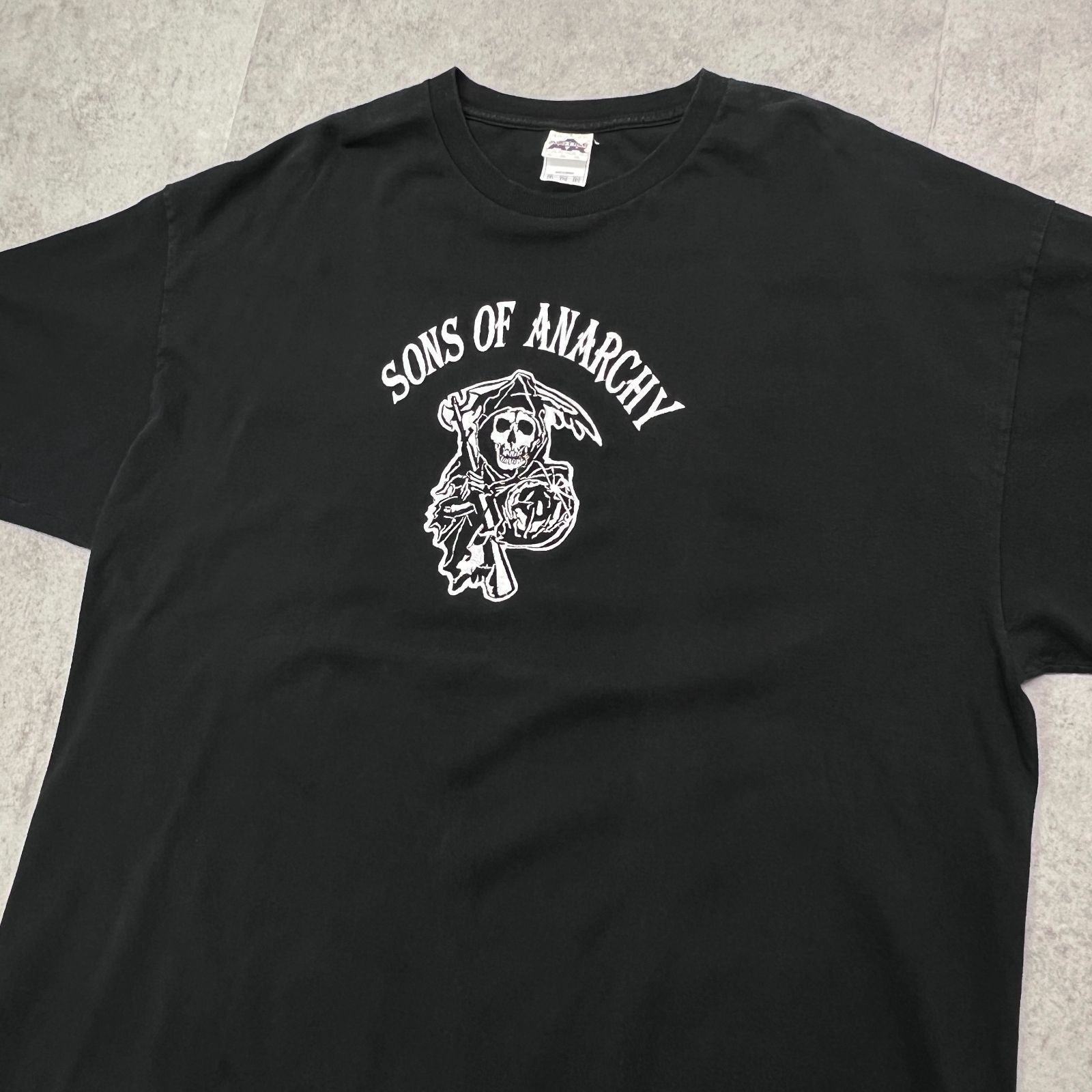 SONS OF ANARCHY　人気　海外ドラマシリーズ　トップス　半袖Tシャツ　メキシコ製　古着　ブラック　2XL