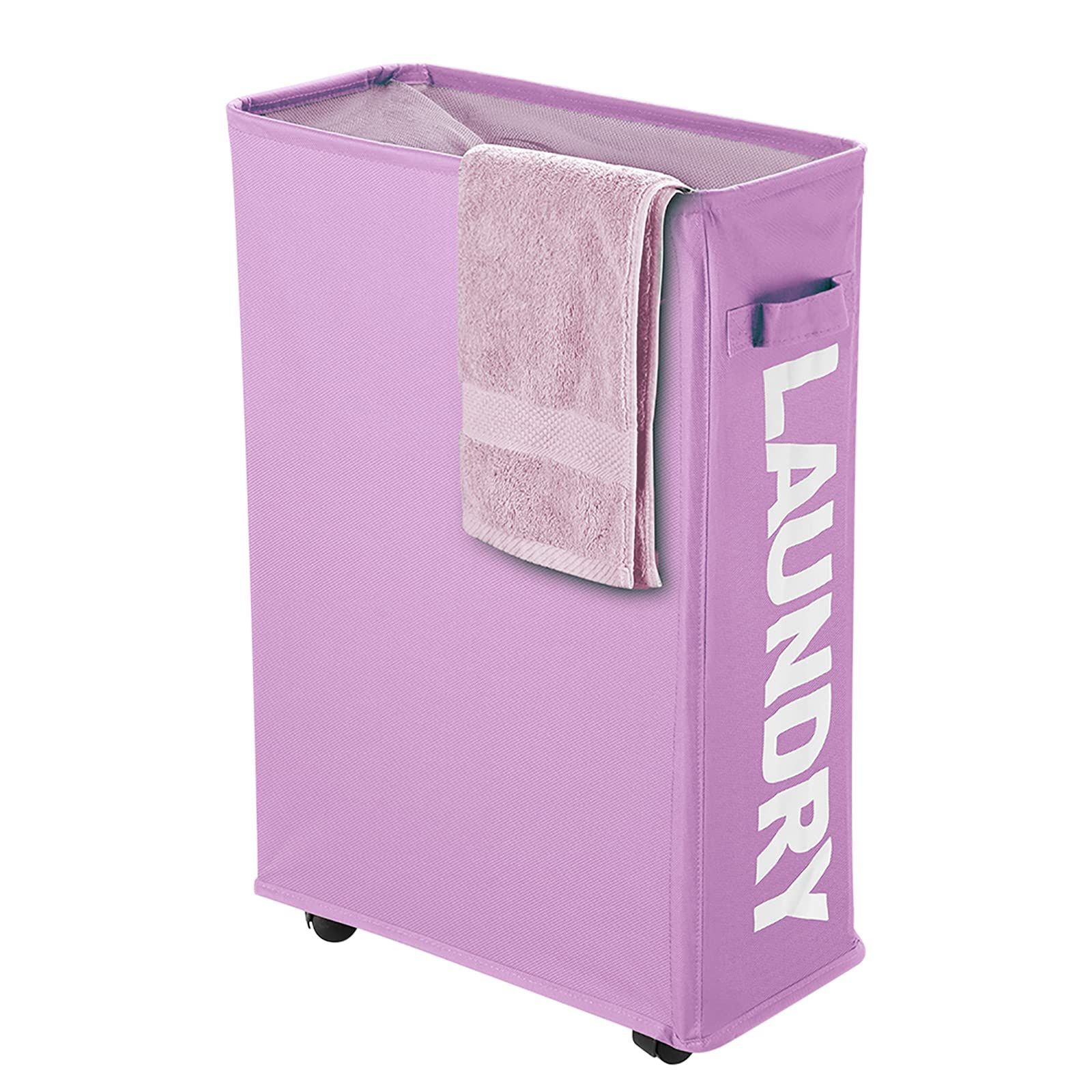 たにけん IHOMAGIC ランドリーバスケット 折りたたみ式高細長型のランドリー