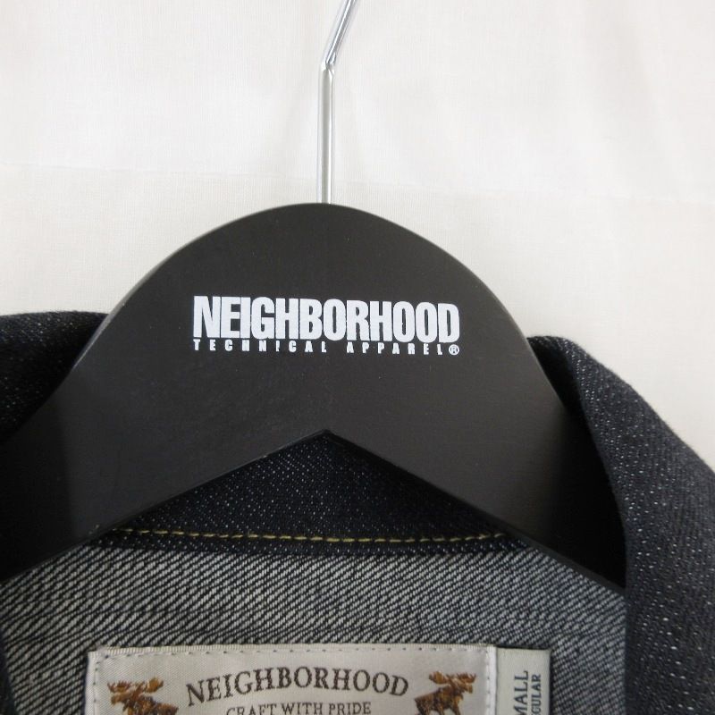格安，得価 美品 NEIGHBORHOOD ネイバーフッド 1stタイプ デニムジャケット 151NYNH-JKM02 トラッカージャケット Gジャン インディゴ S 71013466