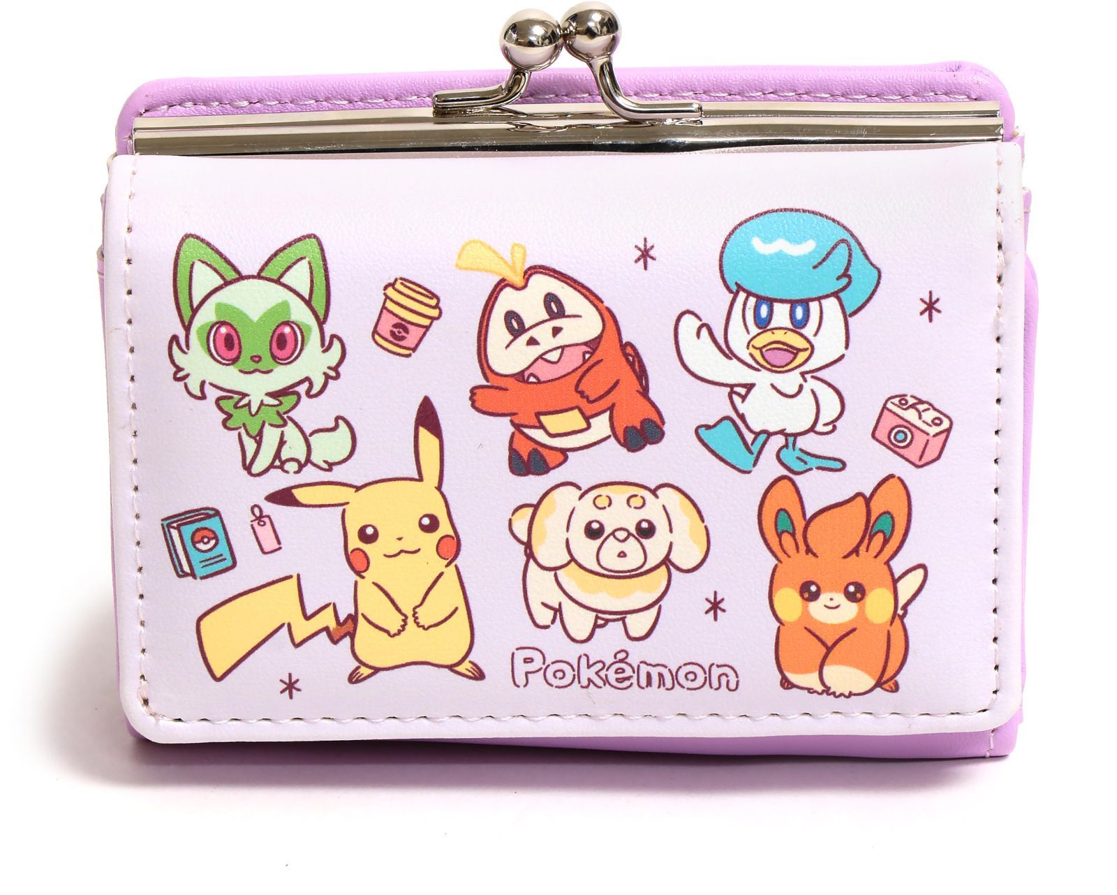 [ポケットモンスター] 財布 キッズ パープル