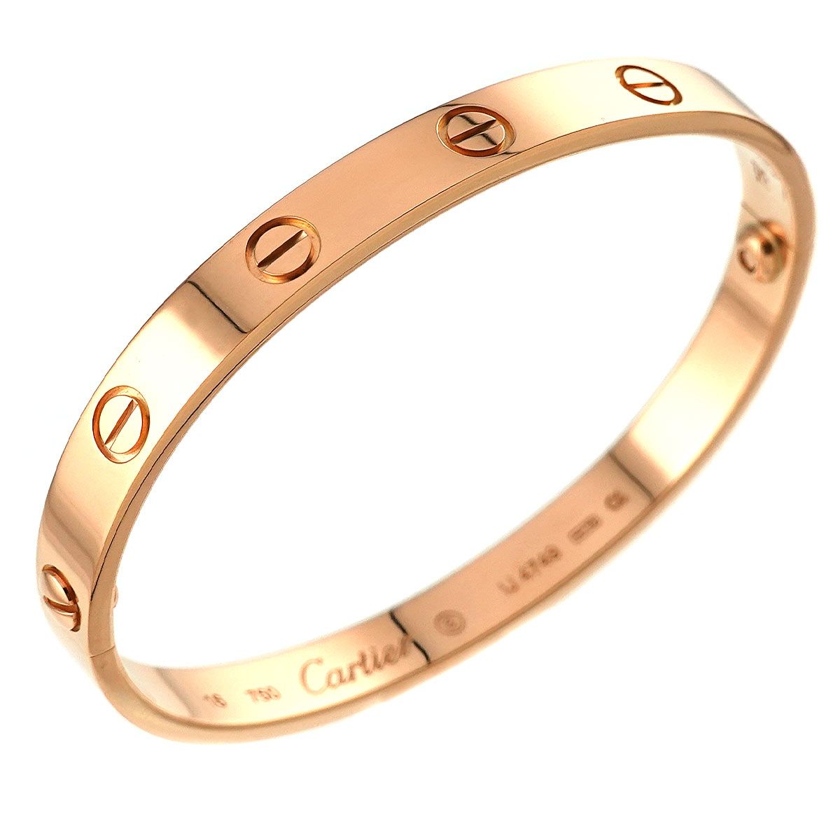 カルティエ Cartier ラブ ブレス #16 K18 PG ピンクゴールド 750