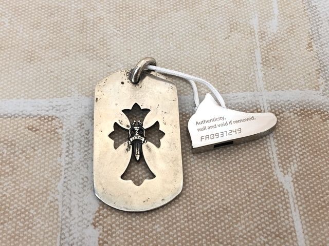 クロムハーツ ドッグタグペンダント シルバー925刻印 クロムハーツ ドッグタグペンダント シルバー925刻印 CHROME HEARTS