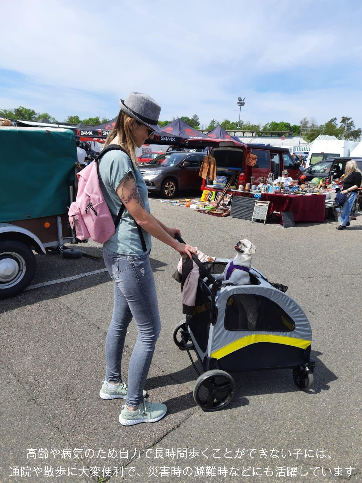 おしゃれ 折りたたみ 多頭 犬用バギー ドッグカート 猫 小型犬 犬用ベビーカー 2匹 大きめ ペットカート 4輪 犬介護用カート 寝たきり BingoPaw コーギー 夏 低重心 WWW_GEBZETESISAT_COM_TR