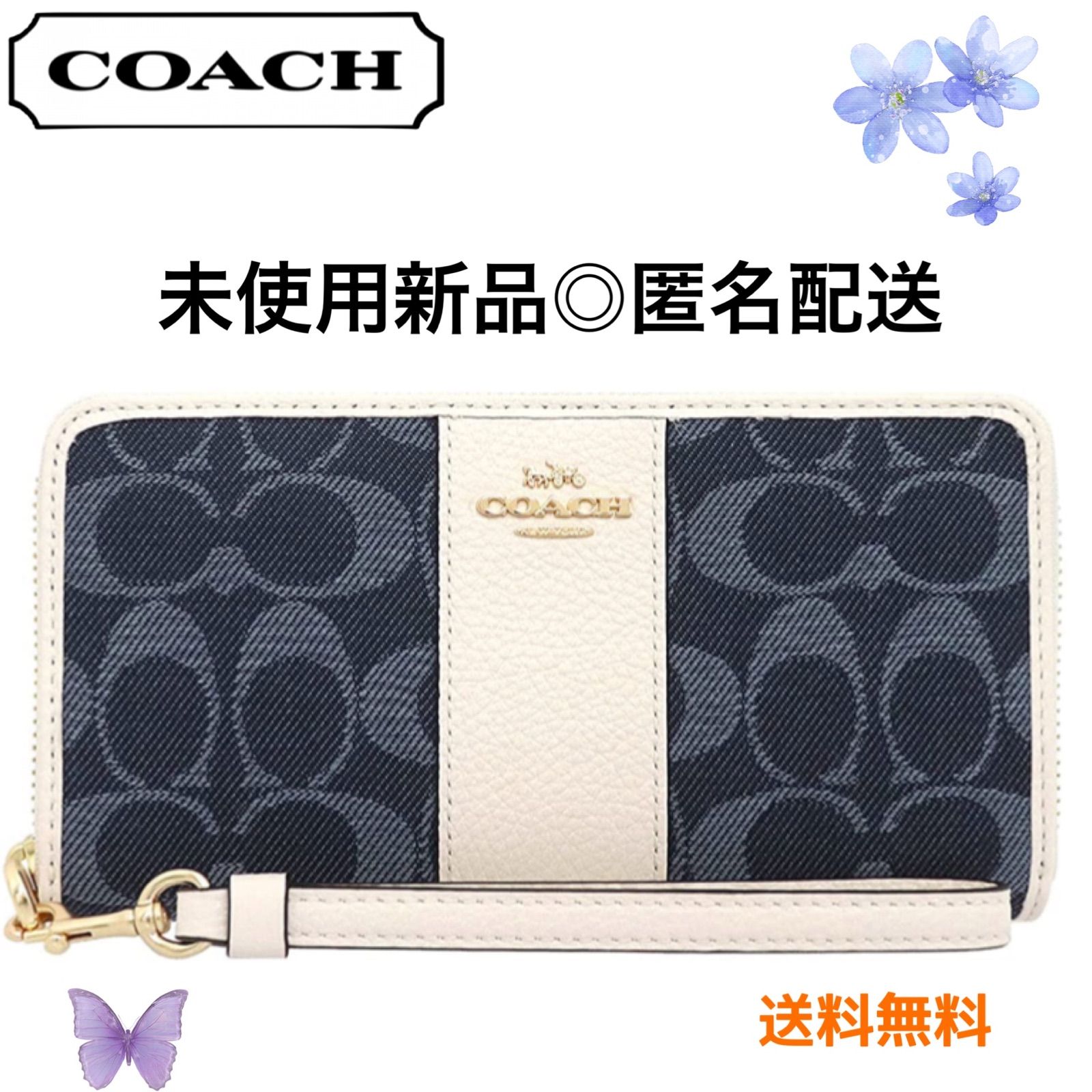 新品◎真贋鑑定済み☆COACH☆長財布☆C4453☆デニム - メルカリ