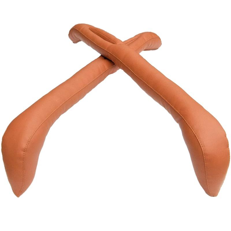 ganbalzo 車 隙間クッション 車用 隙間埋め シートサイドクッション (ブラウン)