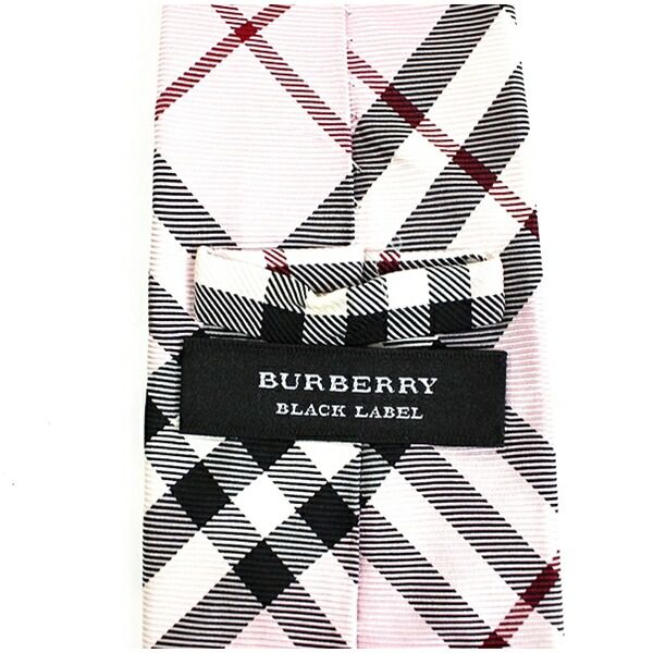 BURBERRY BLACK LABEL ネクタイ チェック柄 シルク - バーバリー