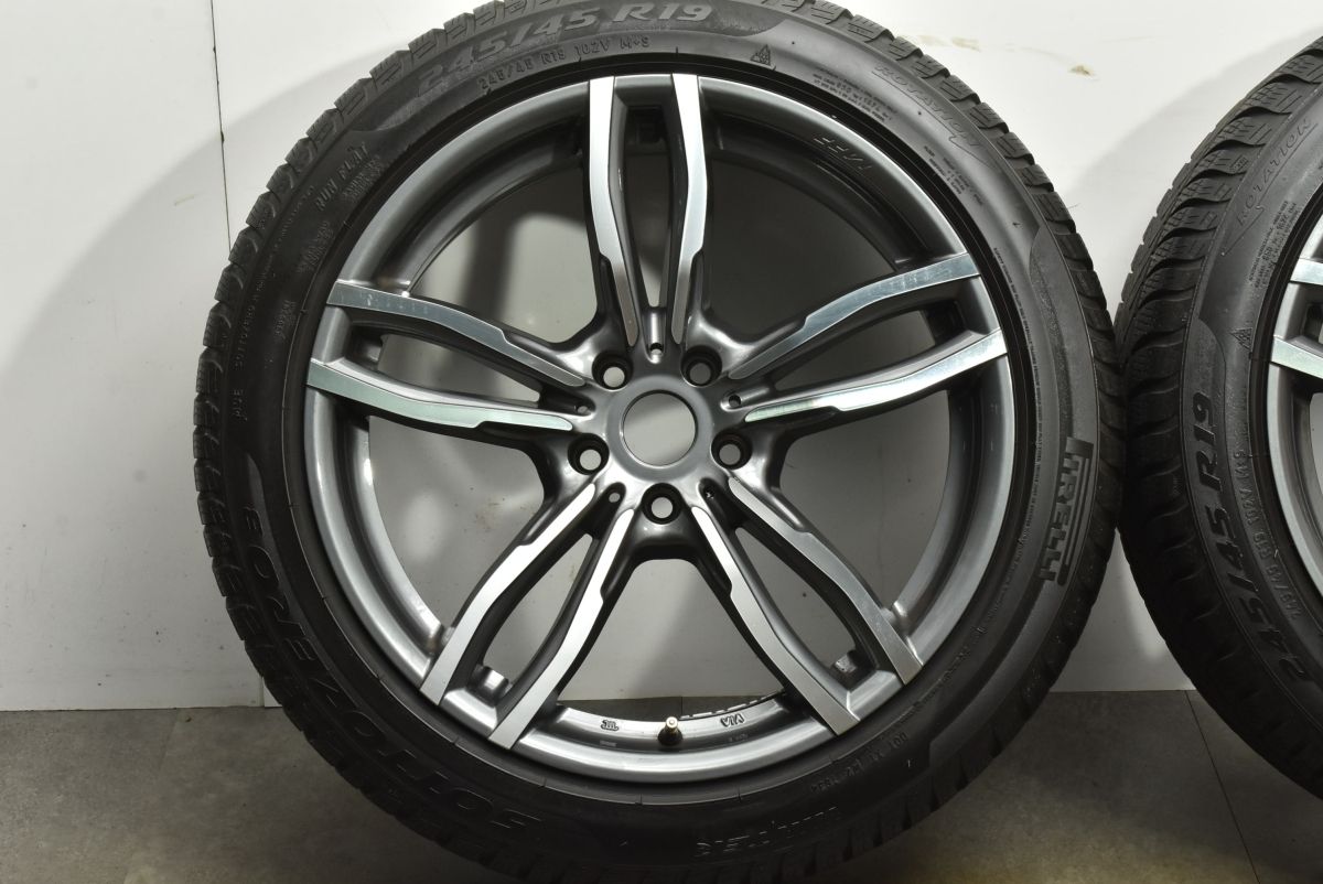 程度良好 MAK LUFT FF 19in 8.5J 25 PCD112 ハブ径67 ピレリ sottozero3 245 45R19 ランフラット BMW G30 5シリーズ G11 7シリーズ TRITUETUBI_COM