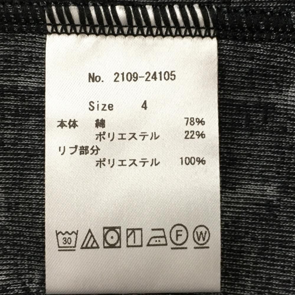 【超美品】CPG 半袖ハイネックシャツ 白×黒 ロゴ総柄 シリコンワッペン メンズ 3(L) ゴルフウェア 2023年モデル CPG 超美品】CPG 半袖ハイネックシャツ 白×黒 ロゴ総柄 シリコン